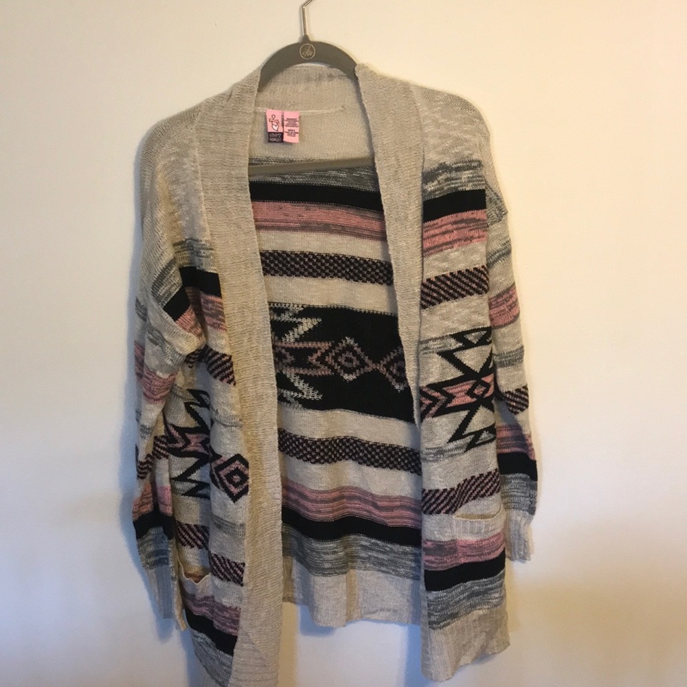 Aztec Print cardigan